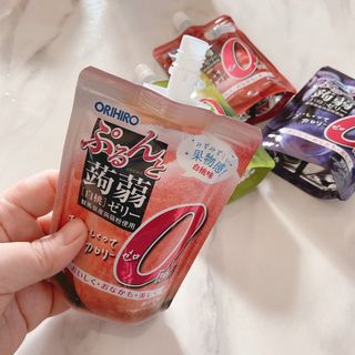 ORIHIRO 오리히로 곤약젤리 제로칼로리 130g 4종 4팩(맛별로 1팩씩) — 5점을 준 리뷰어가 2023년 3월 올린 사용 사진