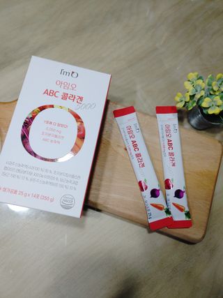 아임오 ABC 콜라겐 젤리 14포 — 5점을 준 리뷰어가 2022년 2월 올린 사용 사진