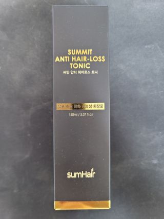 썸헤어 / SUMHAIR 썸헤어 써밋 안티 헤어로스 토닉 — 5점을 준 리뷰어가 2021년 5월 올린 사용 사진