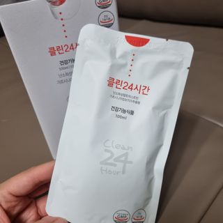 클린24시간 1BOX(5포) + 전용보틀(500ml) — 5점을 준 리뷰어가 2022년 9월 올린 사용 사진