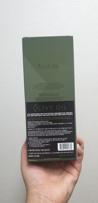 올리브 오일 스킨케어 컴퍼니 [OOSC] 촉촉 깨끗 내추럴리 너리시드 핸드워시 500ml — 5점을 준 리뷰어가 2021년 4월 올린 사용 사진