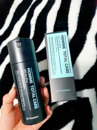 Dr.느루벗 느루벗 옴므 토탈 케어 올인원 118ml 남자 남성 스킨 로션 에센스 크림 화장품 — 5점을 준 리뷰어가 2021년 3월 올린 사용 사진