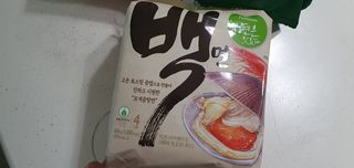 [풀무원] 자연은맛있다 정면, 백면, 홍면  세트 — 5점을 준 리뷰어가 2021년 4월 올린 사용 사진