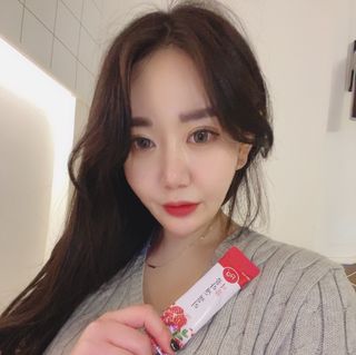 함초록 Rg+ 석류콜라겐젤리 — 5점을 준 리뷰어가 2021년 3월 올린 사용 사진