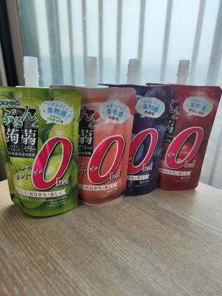 ORIHIRO 오리히로 곤약젤리 제로칼로리 130g 4종 4팩(맛별로 1팩씩) — 5점을 준 리뷰어가 2023년 2월 올린 사용 사진