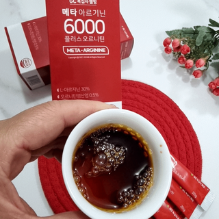 메타아르기닌 GC녹십자웰빙 메타 아르기닌 6000 플러스 오르니틴 — 5점을 준 리뷰어가 2022년 5월 올린 사용 사진