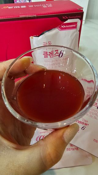 광동생활건강 광동 다이어트 클렌즈6  14입 1박스 (2주구성) — 5점을 준 리뷰어가 2023년 6월 올린 사용 사진