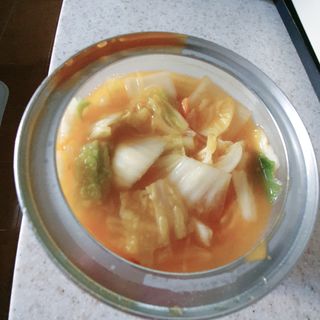 셰프애찬 단호박 백김치 1kg — 5점을 준 리뷰어가 2022년 10월 올린 사용 사진