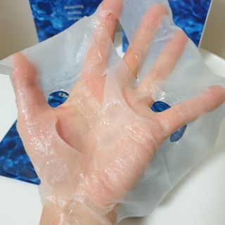체르엠 그린 케비어 더블워터 마스크팩 5매입  2팩 — 5점을 준 리뷰어가 2021년 11월 올린 사용 사진