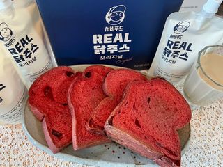 서비푸드 리얼 닭주스 오리지널 200g 1세트 10개입 — 5점을 준 리뷰어가 2022년 1월 올린 사용 사진