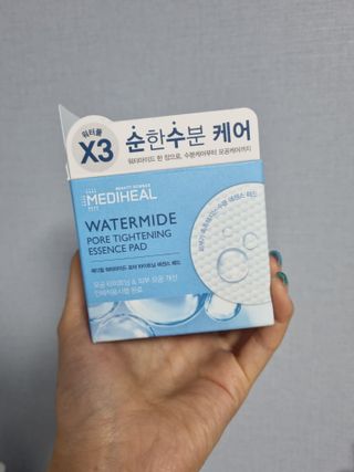 메디힐 워터마이드 포어 타이트닝 에센스 패드 — 5점을 준 리뷰어가 2021년 8월 올린 사용 사진