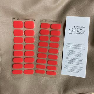 데싱디바 글레이즈 젤네일 크레이지 레드 가을 컬렉션_4종 중 택 1 — 5점을 준 리뷰어가 2021년 9월 올린 사용 사진