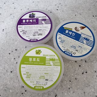 [브레이브퀸] 수제 그릭 요거트 3종세트 플레인 블루베리 청포도 — 5점을 준 리뷰어가 2021년 12월 올린 사용 사진