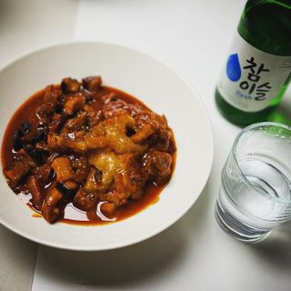 자연풍미 문어직화볶음 3종 (불고기, 불곱창, 치즈불닭) — 5점을 준 리뷰어가 2022년 8월 올린 사용 사진