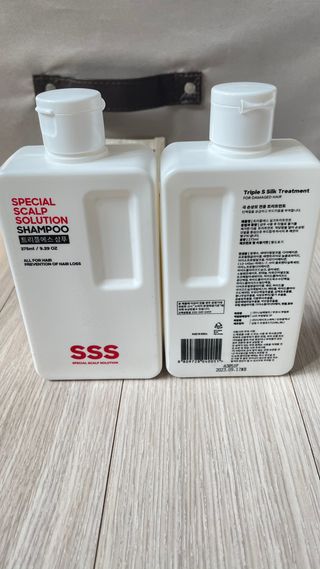 트리플에스 탈모 샴푸 275ml + 실크 트리트먼트 275ml — 5점을 준 리뷰어가 2021년 4월 올린 사용 사진