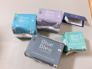 블루블루 유기농 순면 커버 생리대 — 4.5점을 준 리뷰어가 2021년 1월 올린 사용 사진