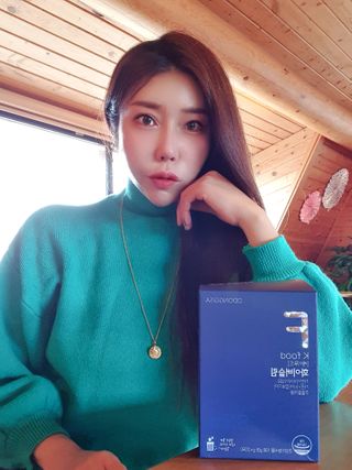 똥기사의 케이푸드 화이버슬림 — 5점을 준 리뷰어가 2021년 2월 올린 사용 사진