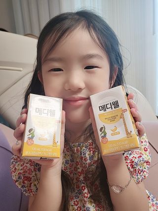 메디웰 페디아드링크 미니 바나나맛 — 5점을 준 리뷰어가 2022년 8월 올린 사용 사진