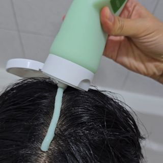 닥터시드 티트리 앤 라임 비건 지성케어 쿨 탈모 캡슐 트리트먼트 두피 팩 — 5점을 준 리뷰어가 2024년 7월 올린 사용 사진