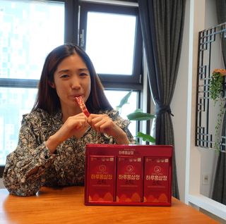 힘내라김홍삼 하루홍삼정스틱 10g x 30포 — 5점을 준 리뷰어가 2021년 5월 올린 사용 사진