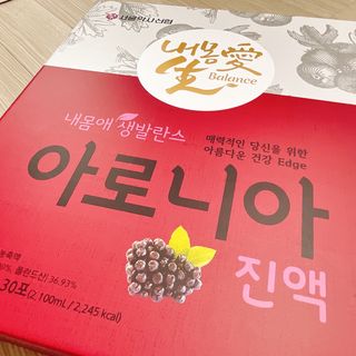 서울약사신협_내몸애생발란스아로니아_70ml x 30포 — 4.5점을 준 리뷰어가 2021년 7월 올린 사용 사진