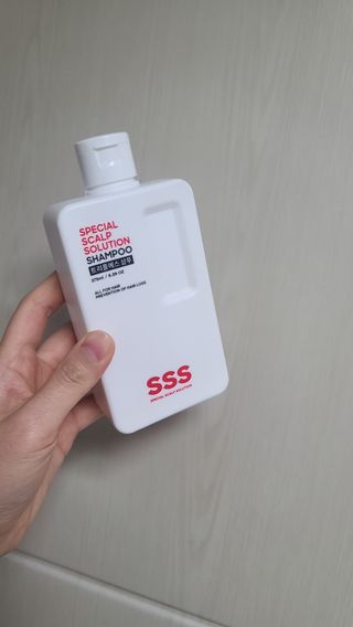 트리플에스 탈모 샴푸 275ml + 실크 트리트먼트 275ml — 4점을 준 리뷰어가 2021년 4월 올린 사용 사진