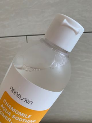 나나스킨 캐모마일아쿠아수딩토너 — 5점을 준 리뷰어가 2021년 5월 올린 사용 사진