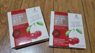 자연에온 가득담은 몽모랑시 타트체리 콜라겐 젤리스틱 — 5점을 준 리뷰어가 2020년 12월 올린 사용 사진