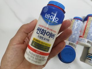LIVE 매일바이오 썬화이버 드링킹 요거트 — 5점을 준 리뷰어가 2022년 8월 올린 사용 사진