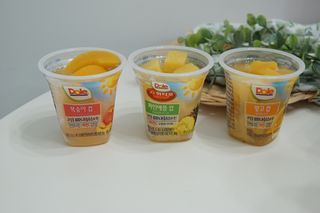 돌 MF[Dole] 파인애플컵/망고컵/복숭아컵 198g 6입X1박스 (맛 1가지 랜덤 발송) — 5점을 준 리뷰어가 2023년 6월 올린 사용 사진