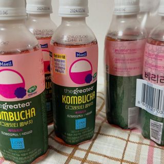 더그레잇티 콤부차 [매일유업] 더그레잇티 44kcal 콤부차 300ml *12개입 (오리지널 6개+베리리치 6개) — 5점을 준 리뷰어가 2023년 7월 올린 사용 사진