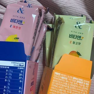 비타앤C 레몬맛, 망고맛 — 5점을 준 리뷰어가 2021년 4월 올린 사용 사진