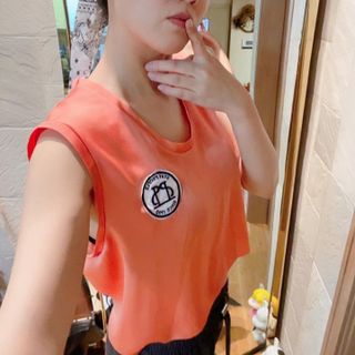 [스테이피플] SILKY SLEEVELESS LOGO TOP — 5점을 준 리뷰어가 2022년 6월 올린 사용 사진
