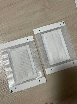 [레제르] 아로마 수액패치 발패치 10매입 - 라벤더향/유칼립투스향/대나무향 — 5점을 준 리뷰어가 2022년 2월 올린 사용 사진