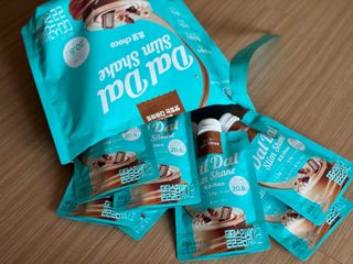 달달슬림쉐이크 [블로그]달달슬림 맛있는 단백질 쉐이크 파우치 다이어트 식사대용 프로틴 파우더 보충제 — 5점을 준 리뷰어가 2025년 10월 올린 사용 사진