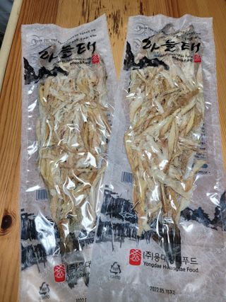 [오늘바스켓] 용대리 손질하늘태 130g — 5점을 준 리뷰어가 2021년 5월 올린 사용 사진