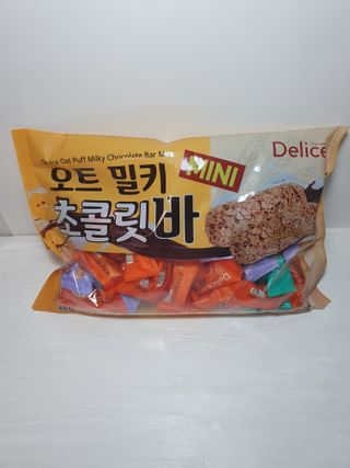 델리스 오트 밀키 초콜릿 바 — 5점을 준 리뷰어가 2022년 4월 올린 사용 사진