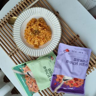 [푸딩팩토리] 요잇조잇 닭갈비 닭가슴살/김치 닭가슴살 곤약볶음밥 2종 (김치볶음밥 2개 닭갈비 볶음밥 1개) — 5점을 준 리뷰어가 2022년 7월 올린 사용 사진
