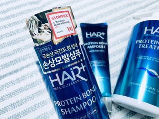 헤어플러스 단백질탈모샴푸 500ml+단백질본드앰플 145ml — 5점을 준 리뷰어가 2021년 3월 올린 사용 사진