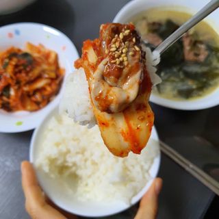 셰프애찬 별미김치 굴겉절이 1kg — 5점을 준 리뷰어가 2022년 12월 올린 사용 사진