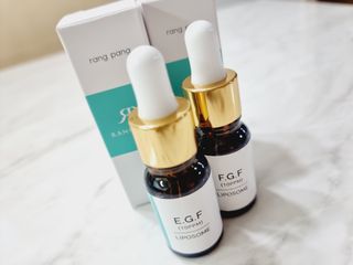랑팡 EGF+FGF 10ppm 리포좀 앰플 원액 10ml — 5점을 준 리뷰어가 2021년 11월 올린 사용 사진