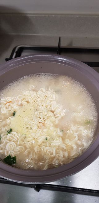 [풀무원] 자연은맛있다 정면, 백면, 홍면  세트 — 5점을 준 리뷰어가 2021년 4월 올린 사용 사진