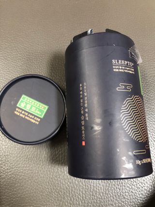 프리마인 자체 기업부설 연구소에서 찾아낸 건강한 수면의 비밀.  슬립토 플러스 30포 — 5점을 준 리뷰어가 2021년 11월 올린 사용 사진