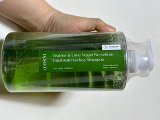 닥터시드 티트리 앤 라임 비건 지성케어 쿨 탈모 샴푸 (1000ml) — 4점을 준 리뷰어가 2024년 4월 올린 사용 사진