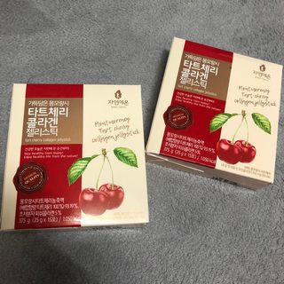 자연에온 가득담은 몽모랑시 타트체리 콜라겐 젤리스틱 — 5점을 준 리뷰어가 2021년 1월 올린 사용 사진