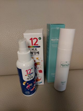 셀바이져 항균 스프레이 핸드워시 + 키즈세정제 SET — 5점을 준 리뷰어가 2021년 3월 올린 사용 사진