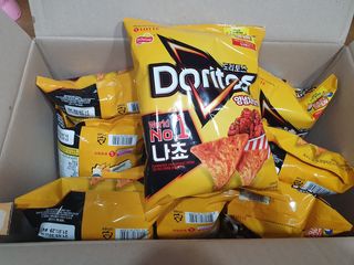 롯데제과 도리토스 양념치킨맛 — 5점을 준 리뷰어가 2021년 4월 올린 사용 사진
