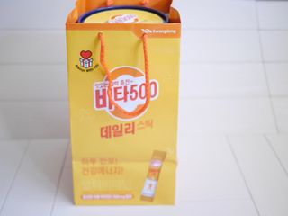 광동생활건강 프리 [광동] VB와 VC를 함유한 멀티 비타민 비타 500 데일리 스틱 180포 — 5점을 준 리뷰어가 2022년 6월 올린 사용 사진