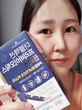 메이준뉴트리 더블액션 프리바이오틱스 플러스+ — 5점을 준 리뷰어가 2021년 4월 올린 사용 사진