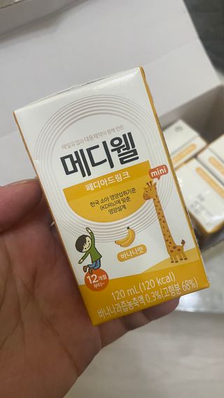 메디웰 페디아드링크 미니 바나나맛 — 5점을 준 리뷰어가 2022년 8월 올린 사용 사진